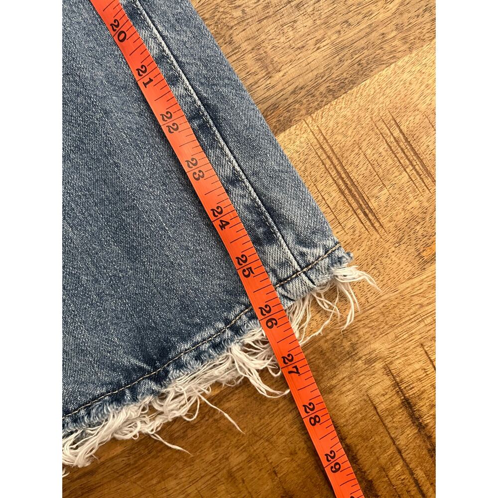 AG Adriano Goldschmied Saige Wide Leg Crop Size 24 High Rise Light Blue Wash 26" - Picture 13 of 15